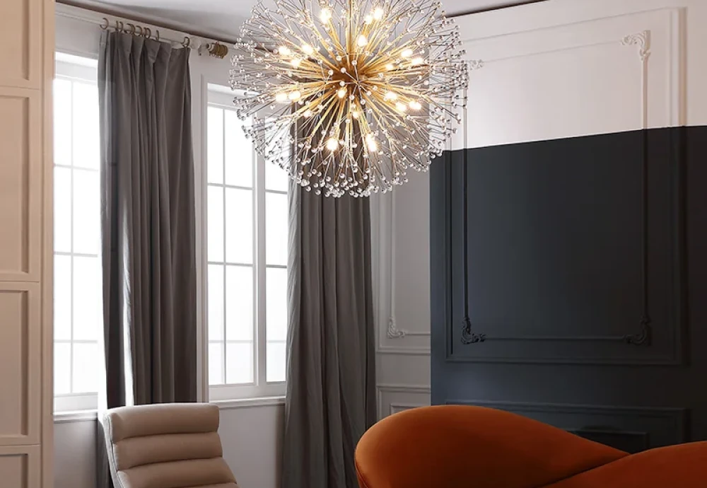 clear globe chandelier