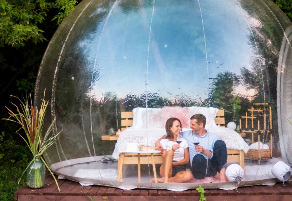 outdoor see through bubble tent