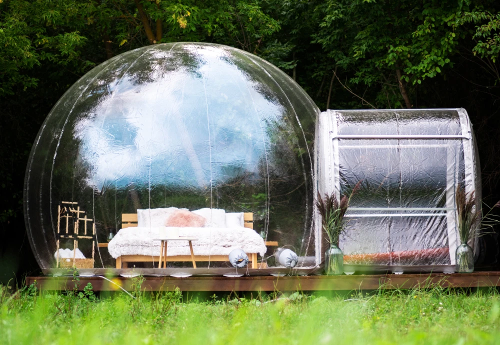 outdoor see through bubble tent