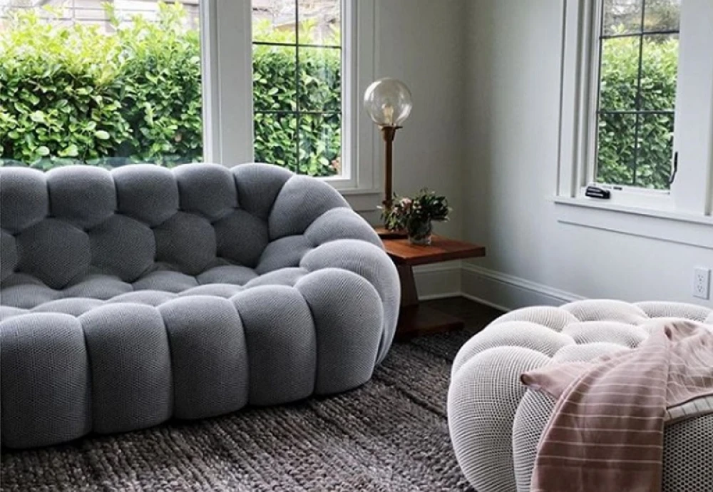 bubble sofa blue